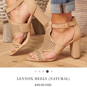 Nude heels brand new in box size 5.5